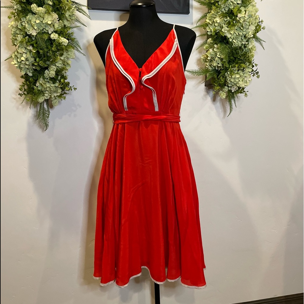 Girl from Savoy Gull Wing silk dress